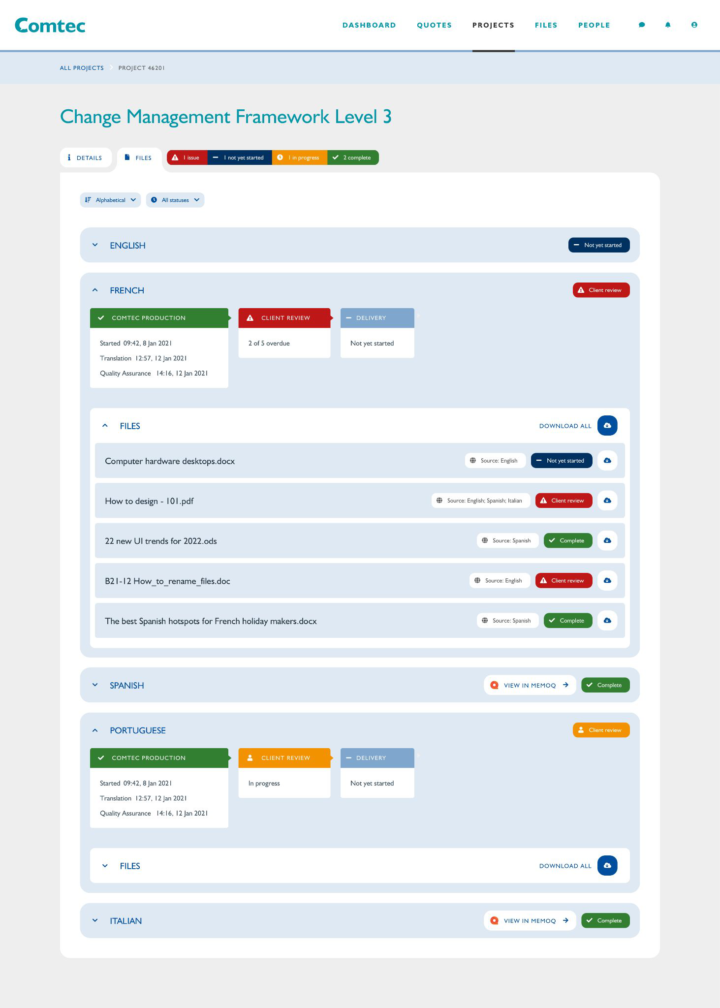 Client and Supplier Portal – 3